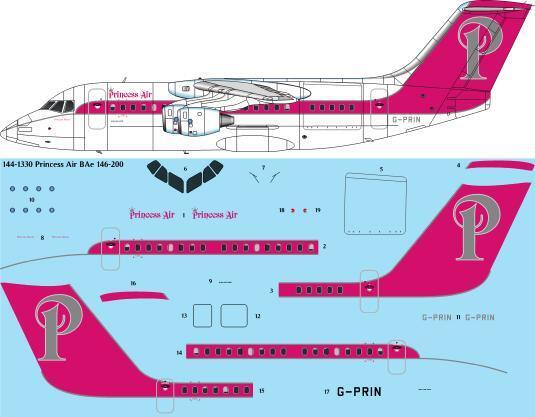 BAe 146-200 (Princess Air)  144-1330