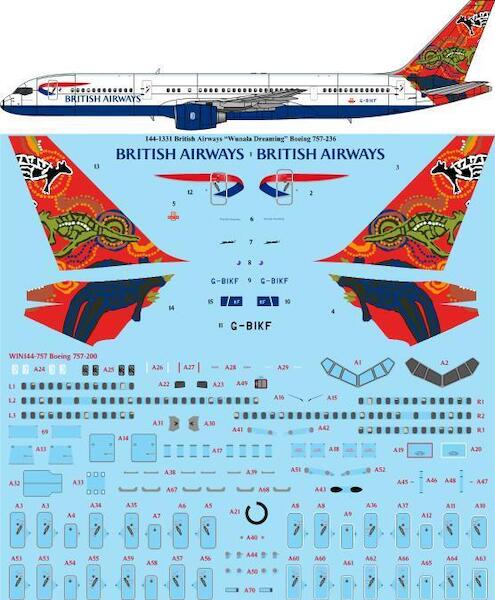 Boeing 757 British Airways "Wunala Dreaming" 144-1331