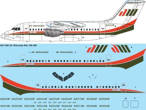 BAe 146-200 (Air Wisconsin)  144-1340