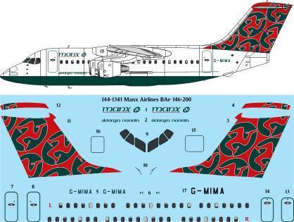 BAe 146-200 ( Manx Airlines) 144-1341
