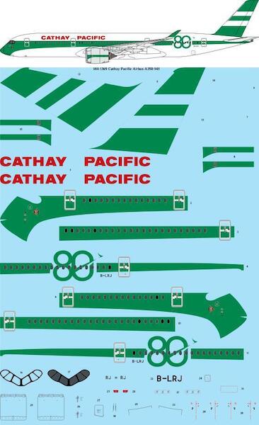Airbus A350-941 (Cathay Pacific Retro 80th Anniversary ) 144-1369