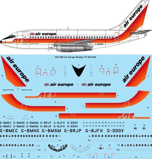 Bpoeing 737-200 Adv.(Orion Airways)  144-1391