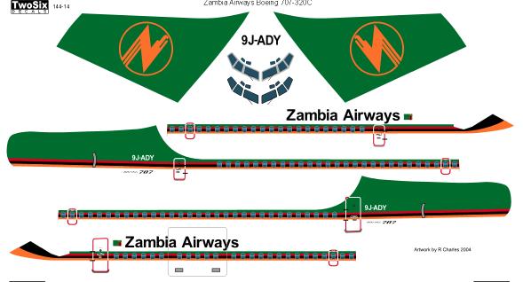 Boeing 707-320C (Zambia Airways) 144-14
