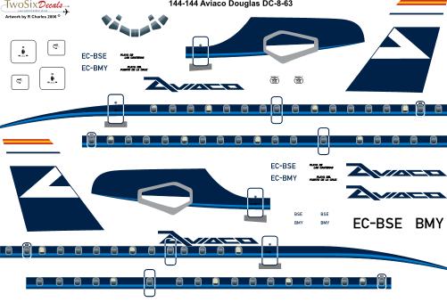 Douglas DC8-63 (Aviaco)  144-144