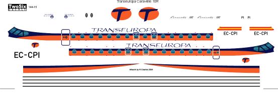 SE210 Caravelle 10B (Transeuropa) 144-15