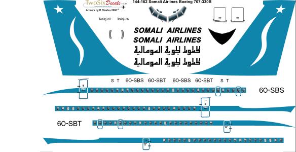 Boeing 707-320C (Somali Airways) 144-162
