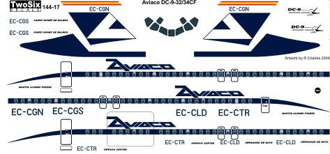 Douglas DC9-30 (Aviaco) 144-17