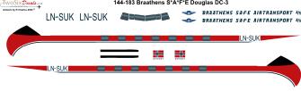 Douglas DC3 (Braathens) 144-183