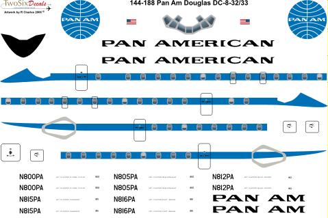 McDonnell Douglas DC8-32 (PanAm) 144-188