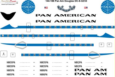 McDonnell Douglas DC8-32 (PanAm)  144-188