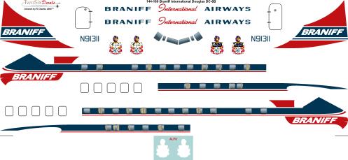 Douglas DC6B (Braniff International Airways)  144-189