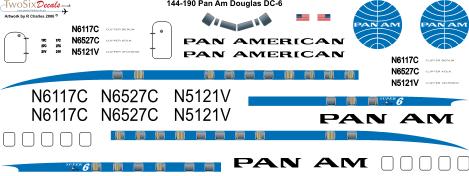 Douglas DC6B (Pan Am)  144-190