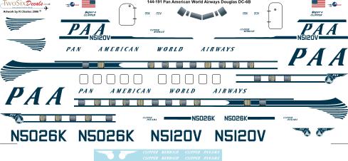 Douglas DC6B (Pan American World Airways) 144-191