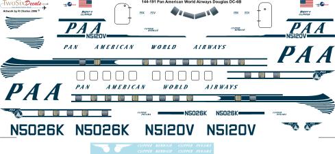 Douglas DC6B (Pan American World Airways)  144-191