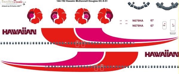 Douglas DC9-51 (Hawaiian) 144-192
