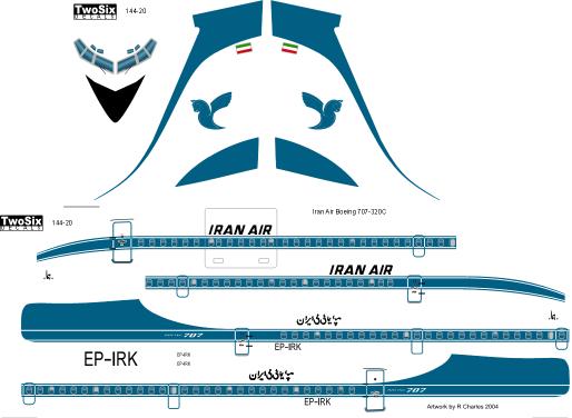 Boeing 707-320C (Iran Air) 144-20