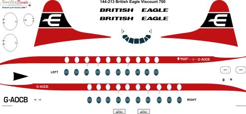 Vickers Viscount 700 (British Eagle)  144-213
