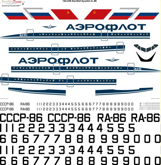 Ilyushin IL86 (Aeroflot)  144-229