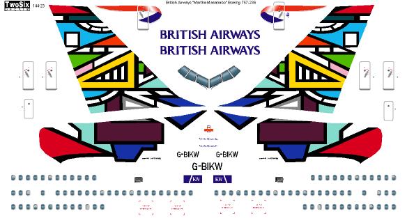 Boeing 757-200 (British Airways " Martha Masanabo" )  144-23