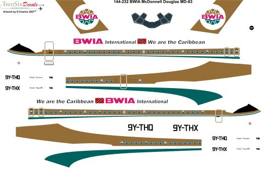 McDonnell Douglas MD80 (British West Indies Airlines) 144-232