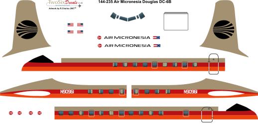 Douglas DC6B (Air Micronesia)  144-235
