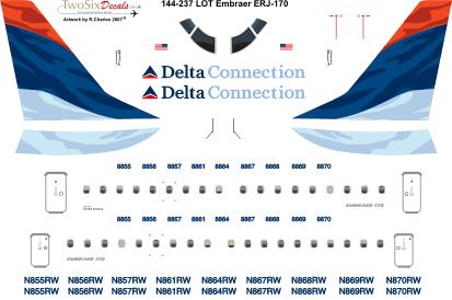 Embraer EMB170 (Delta)  144-238