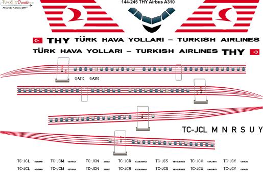 Airbus A310 (Turk Hava Yollari) 144-245
