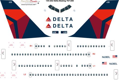 Boeing 757-200 (Delta NC) 144-252