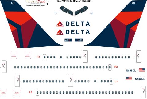 Boeing 757-200 (Delta NC)  144-252