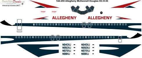 Douglas DC9-30 (Allegheny)  144-255