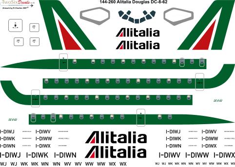 Douglas DC8-62 (Alitalia) 144-260