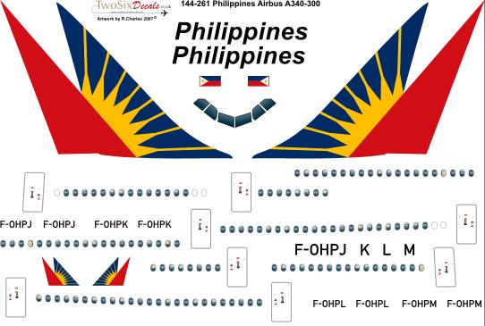 Airbus A340-300 (Philippines)  144-261