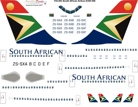 Airbus A340-300 (South African Airways) 144-263