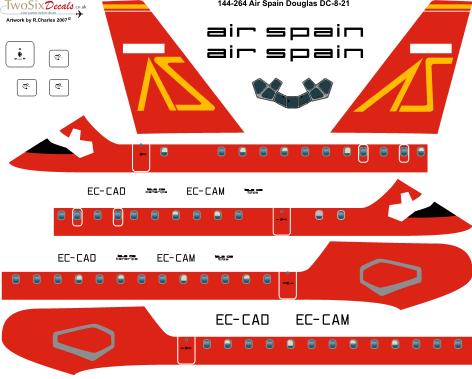 Douglas DC8-21 (Air Spain) 144-264