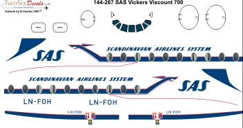 Vickers Viscount 700 (SAS)  144-267