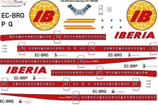 Boeing 747-200 (Iberia Delivery Scheme)  144-268