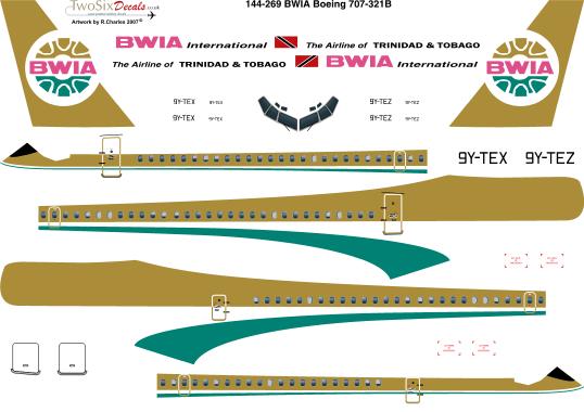 Boeing 707-320B (BWIA) 144-269