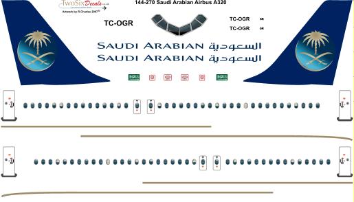 Airbus A320 (Saudia) 144-270