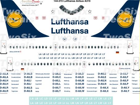 Airbus A319 (Lufthansa)  144-272