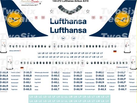 Airbus A319 (Lufthansa) 144-272