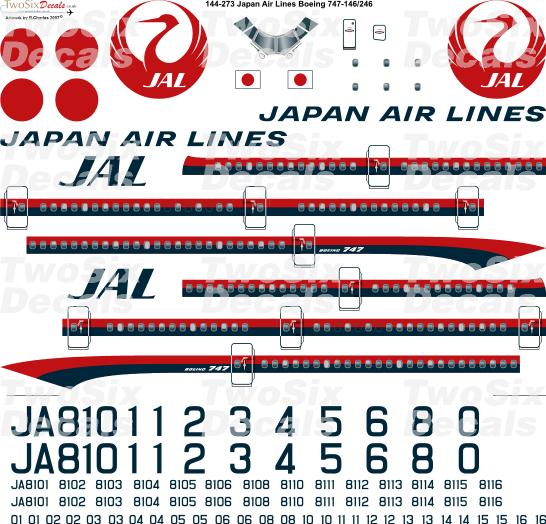 Boeing 747-200 (JAL Delivery Scheme)  144-273
