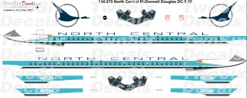 Douglas DC9-30 (North Central) 144-275