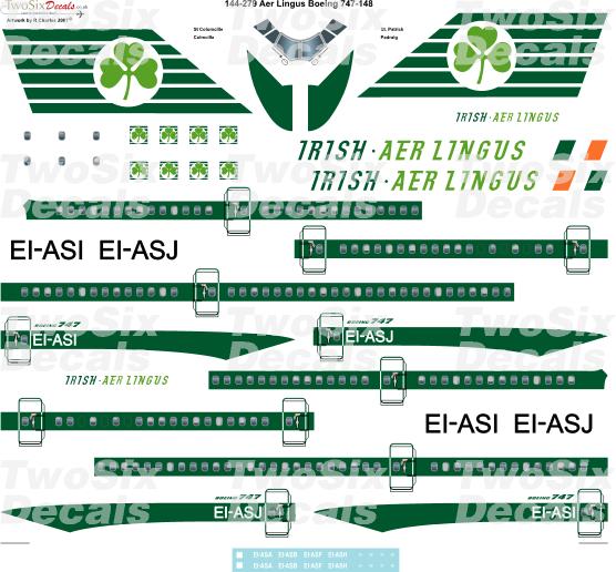 Boeing 747-200 (Aer Lingus Delivery Scheme) 144-279