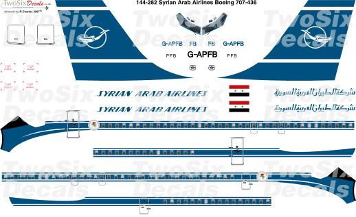 Boeing 707-436 (Syrian Arab) 144-282