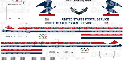 Boeing 727-100 (US Postal Service USPS) 144-284