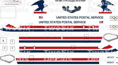 Douglas DC8-50F (US Postal Service USPS) 144-286