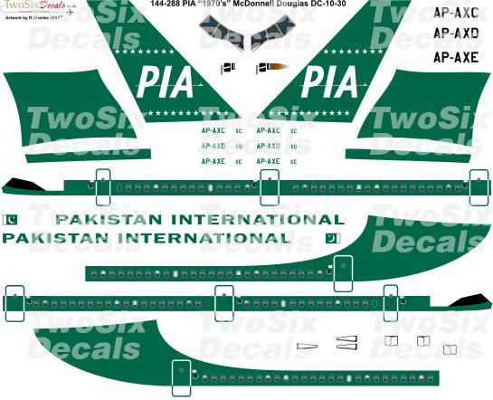 Douglas DC10-30 (Pakistan International Delivery Scheme) 144-288