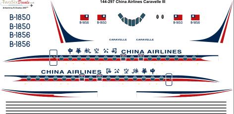 SE210 Caravelle III (China Airlines)  144-297