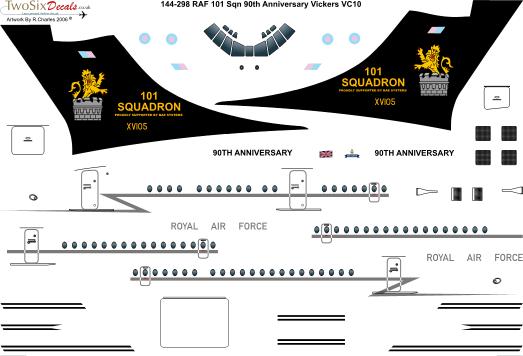 Vickers VC10 (RAF 90th Ann)  144-298