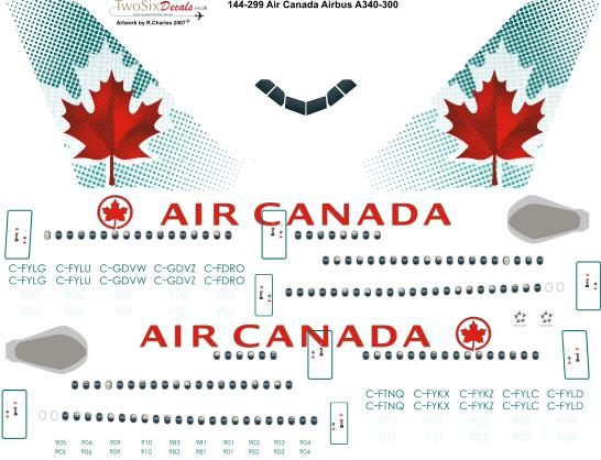 Airbus A340-300 (Air Canada) 144-299